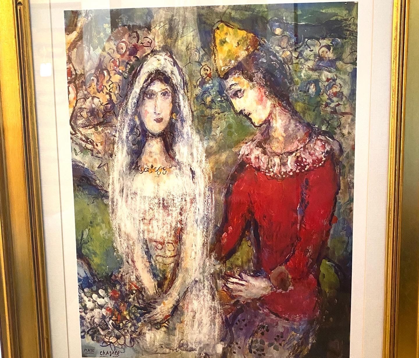 Marc Chagall Giclee, Confidences au Cirque