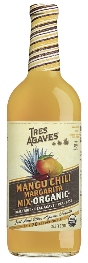 TRES AGAVES MANGO CHILI MARGARITA  MIX	1.0L