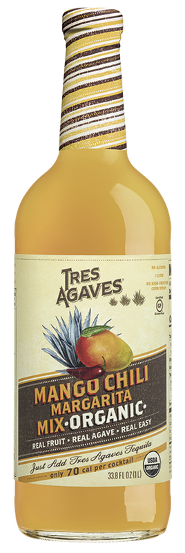 TRES AGAVES MANGO CHILI MARGARITA  MIX	1.0L