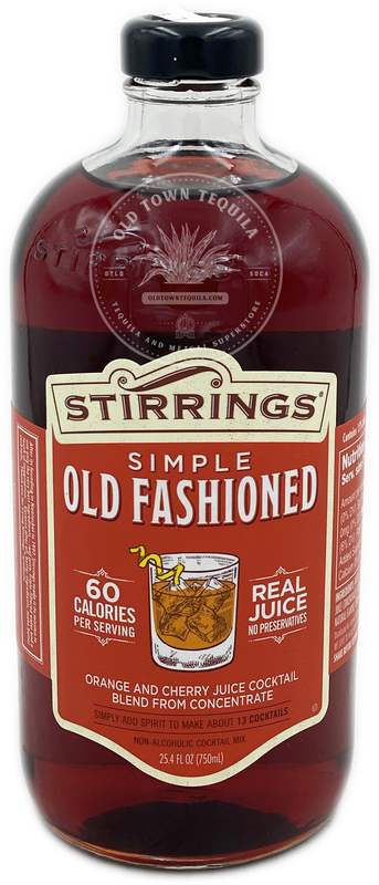 STIRRINGS OLD FASHIONED COCKTAIL MIXER  .750L