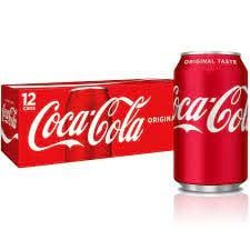 COCA COLA CLASSIC 12PK CANS - FRIDGE PACK