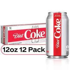DIET COKE  12PK CANS FRIDGE PACK
