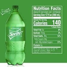 SPRITE	SODA  	2.0L