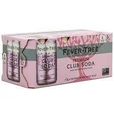 FEVER-TREE	CLUB SODA 8PK CANS	.150L
