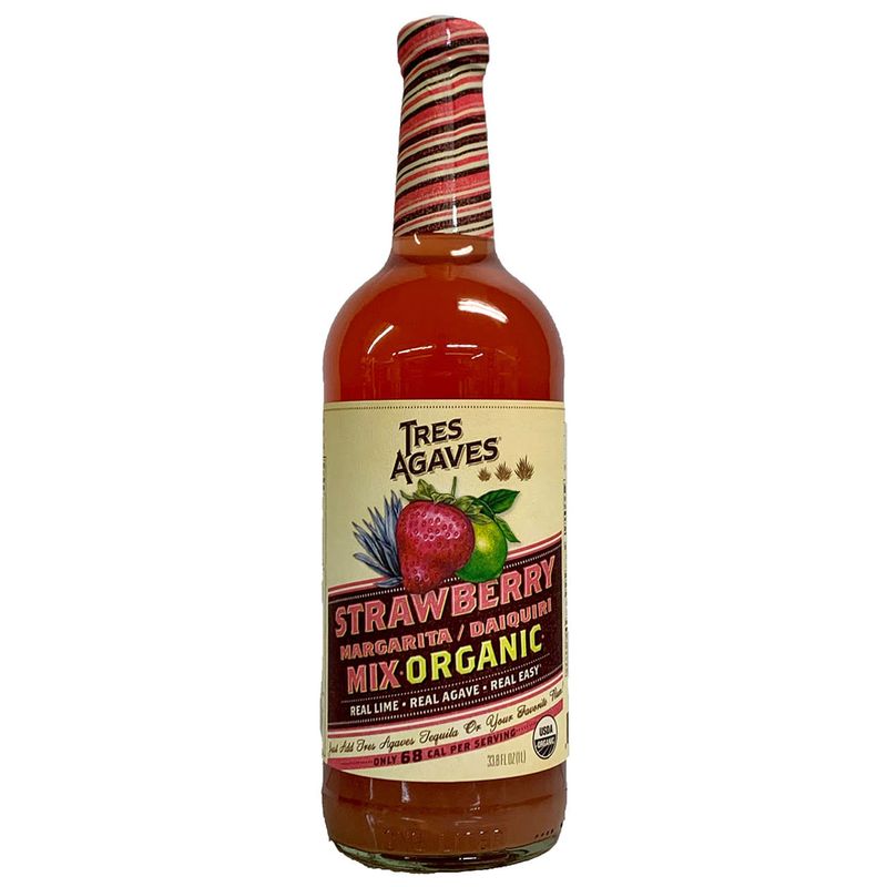 TRES AGAVES STRAWBERRY MARGARITA MIXER	1.0L