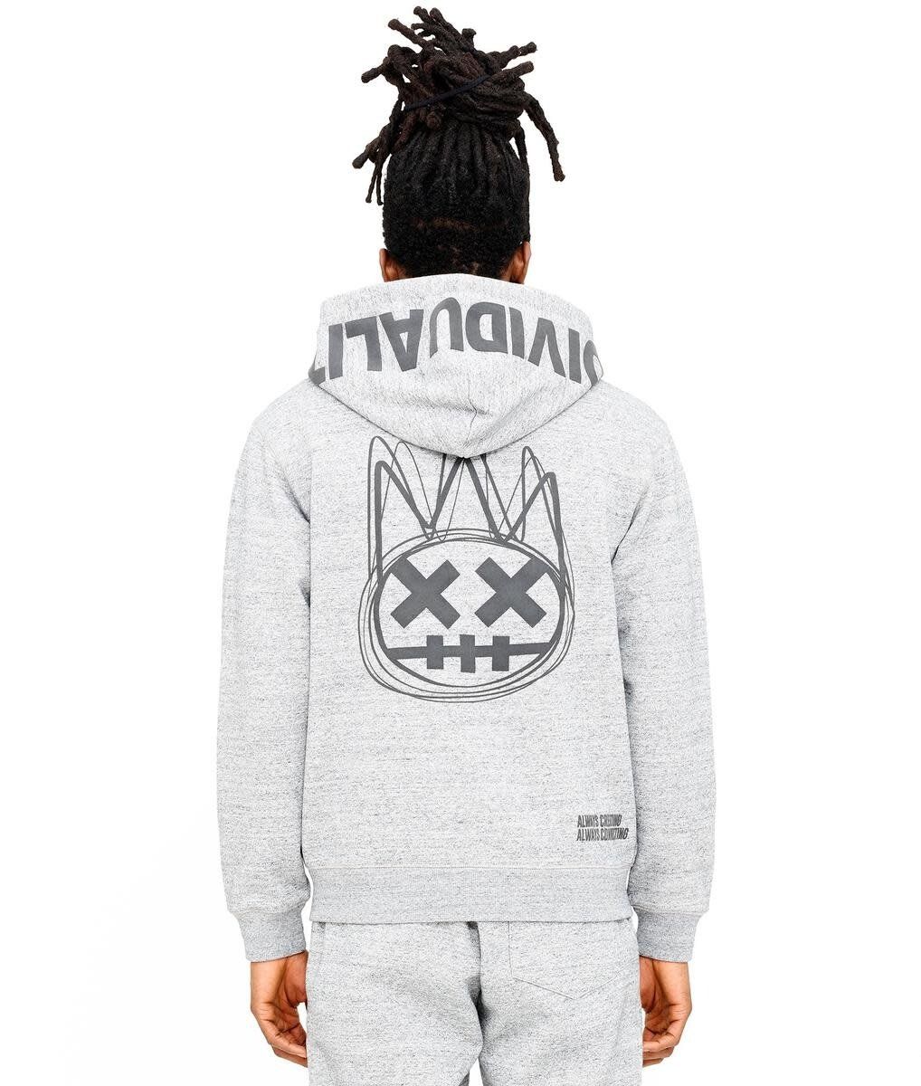 CULT GREY ZIP HOODY