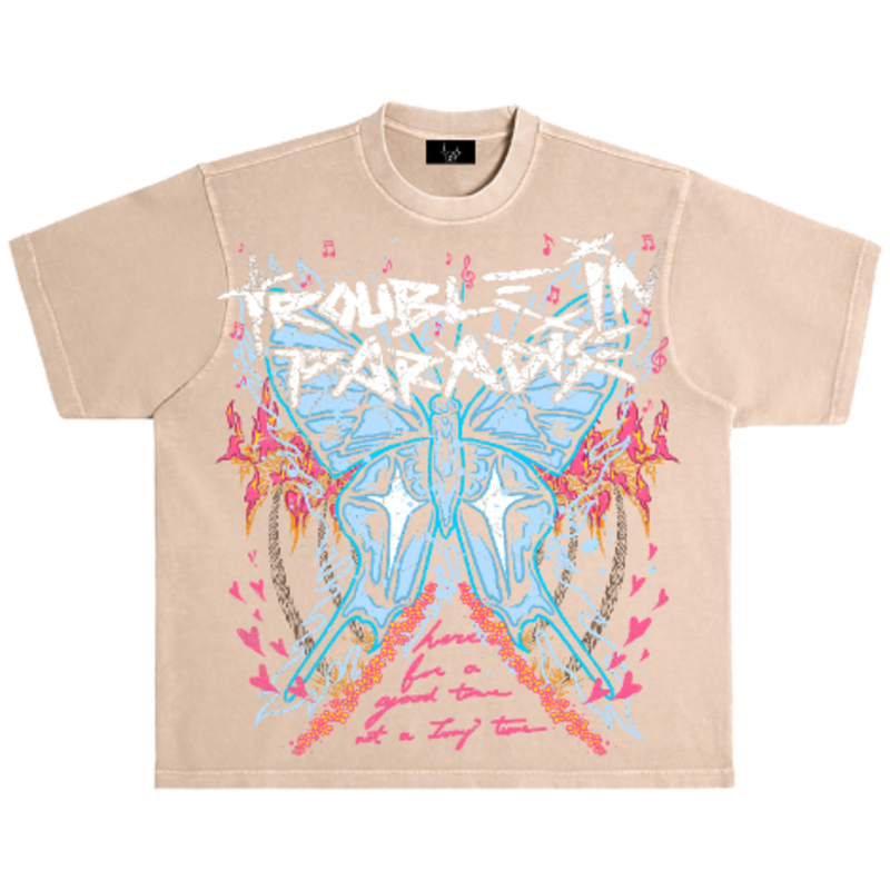 TROUBLE IN PARADISE OVERSIZED TEE