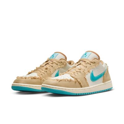 WOMENS AIR JORDAN 1 LOW SE WAVE_SESAME/DUSTY CACTUS SIZE 10.5W