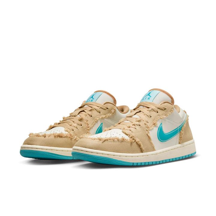 WOMENS AIR JORDAN 1 LOW SE WAVE_SESAME/DUSTY CACTUS SIZE 10.5W