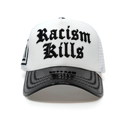 Gold Star Hats Racism kills White/Black