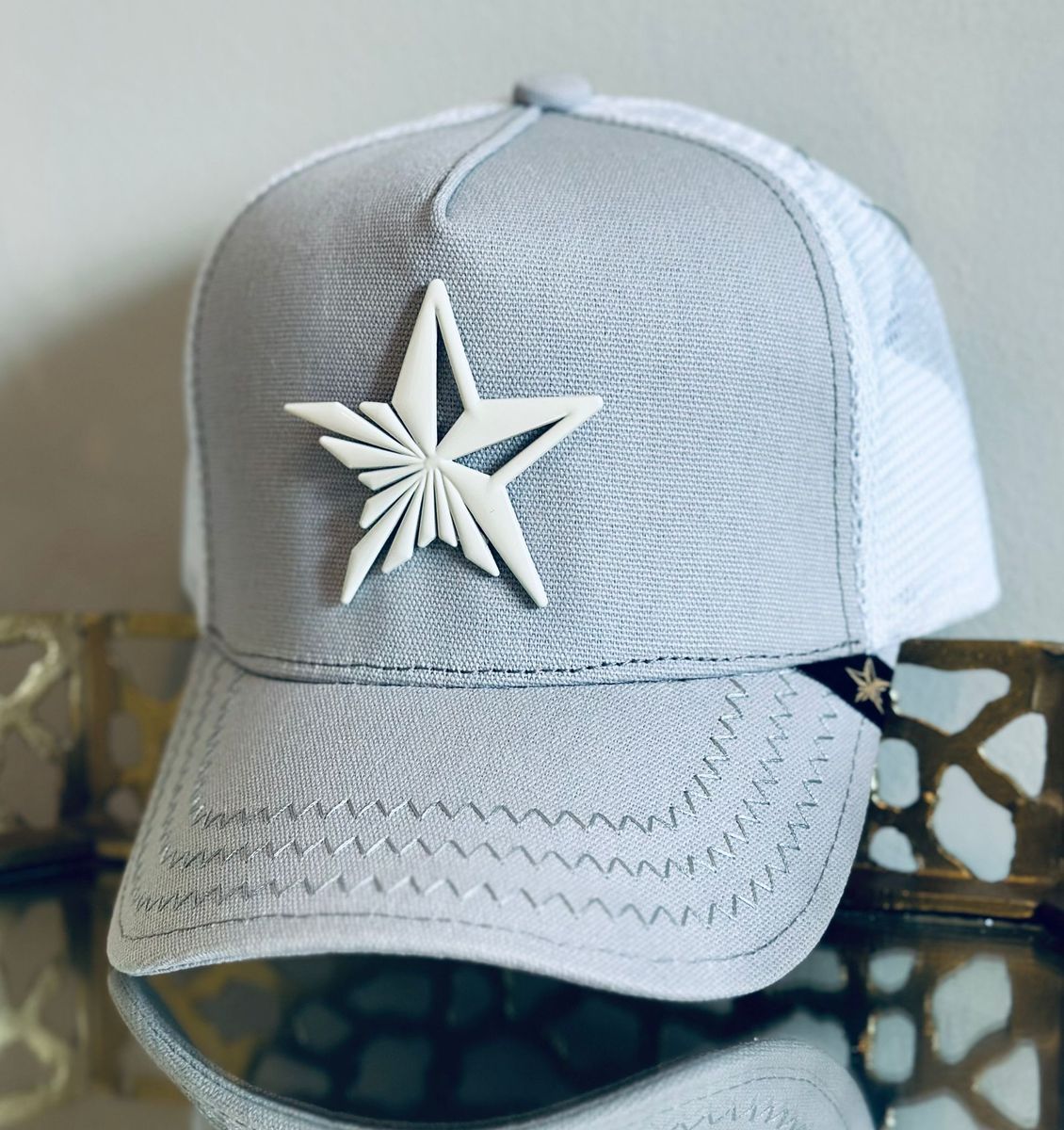 Gold Star Grey star logo
