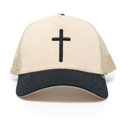 Gold Star cross hat khaki
