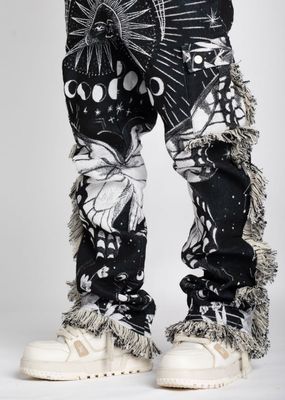 Obsidian Black Tapestry Pant 