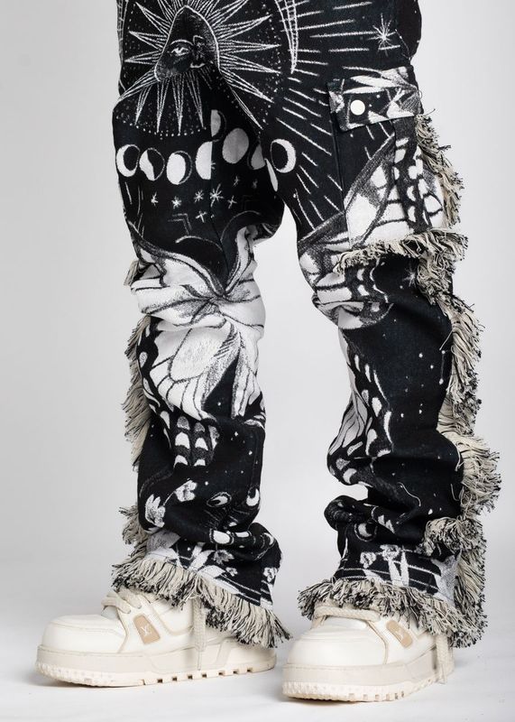 Obsidian Black Tapestry Pant 