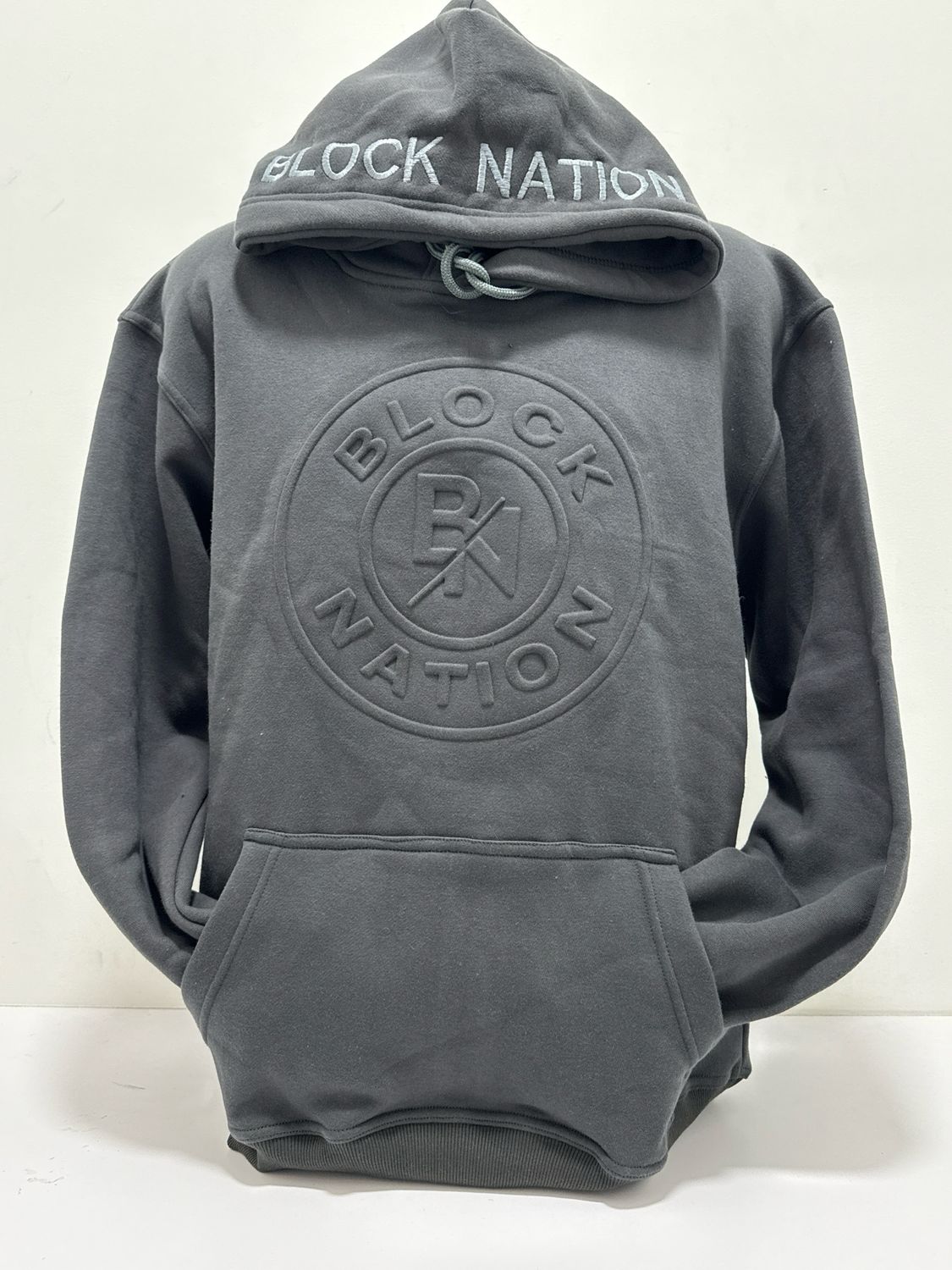 Block Nation Embossed Hoodie