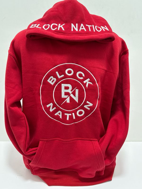 Block Nation Embroidered Hoodie
