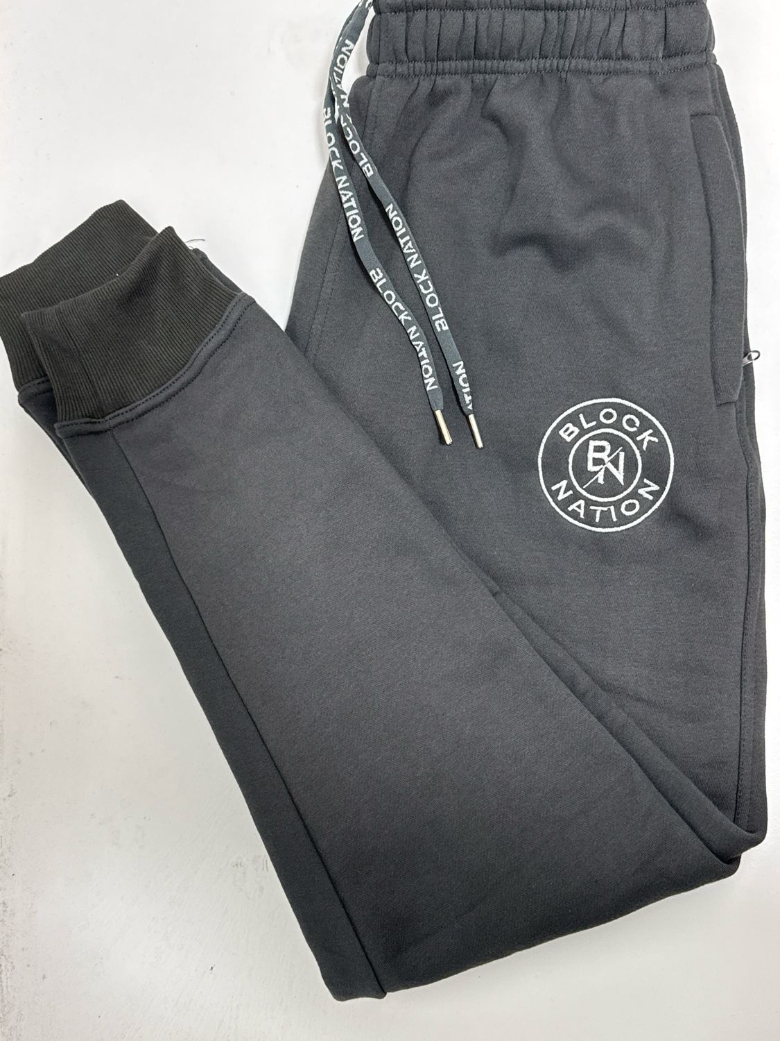 Block Nation Embroidered Sweatpants