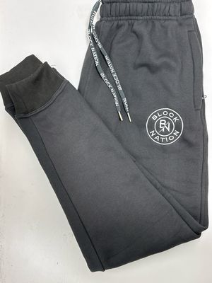 Block Nation Embroidered Sweatpants