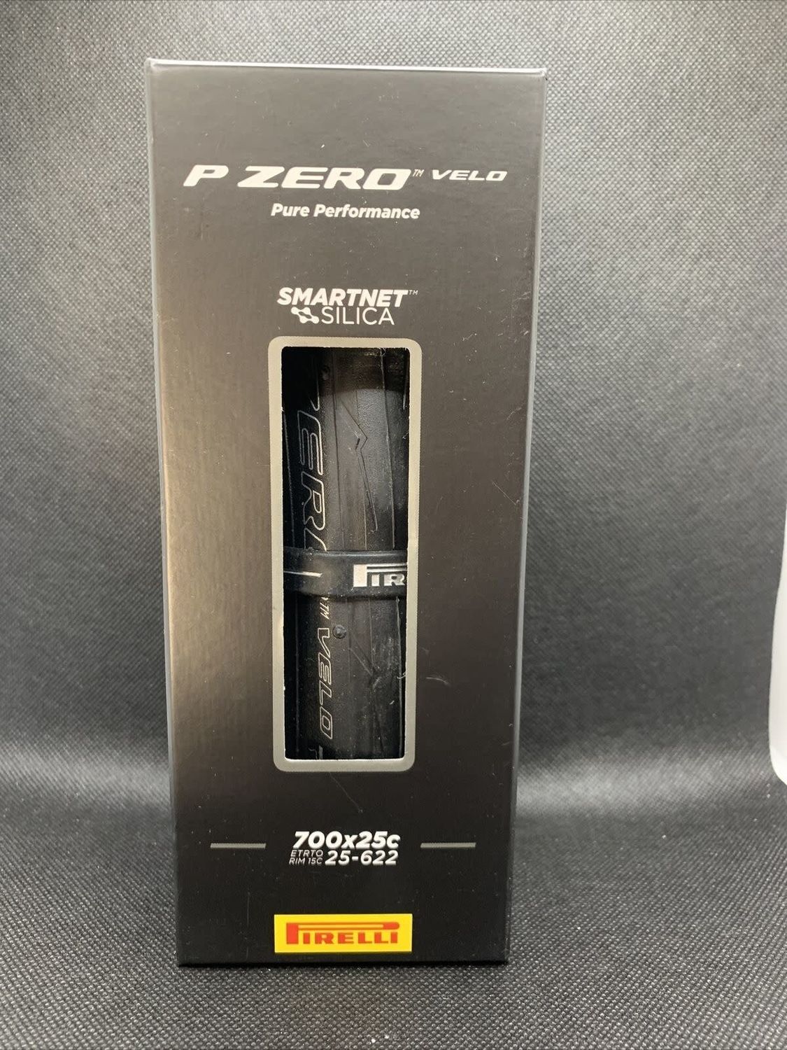 Pirelli, PZero Velo, Tire, 700x25C, Folding, Clincher, Smartnet Silica, Aramid Fiber, 127TPI, Black
