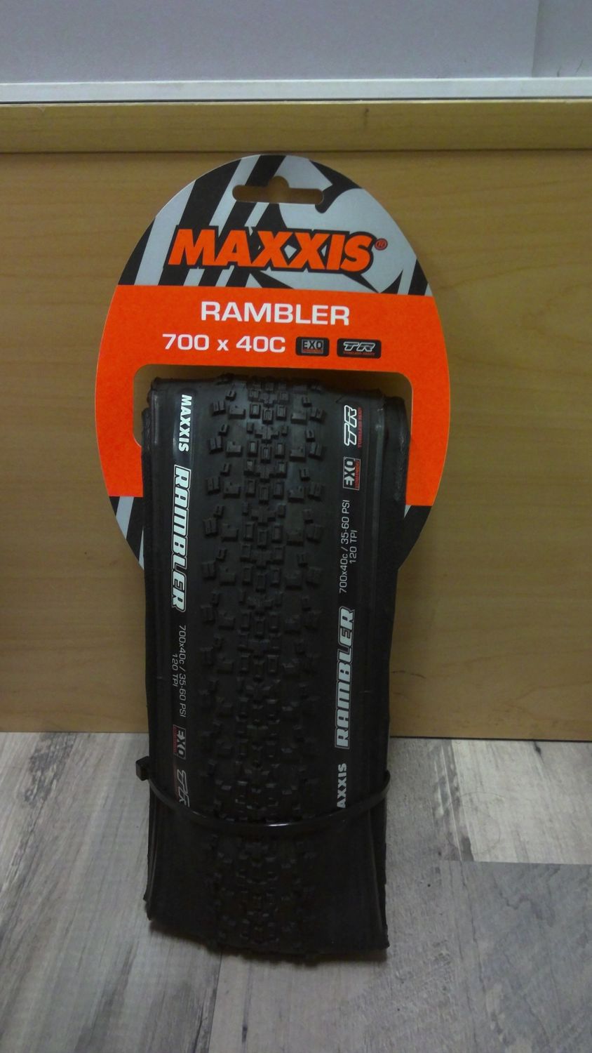 Maxxis Rambler Tire - 700 x 40 Tubeless Folding Black Dual EXO