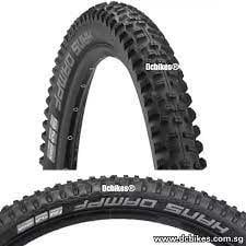 Schwalbe Hans Dampf Tire - 24 x 2.35 Tubeless Folding Black Performance Addix TwinSkin