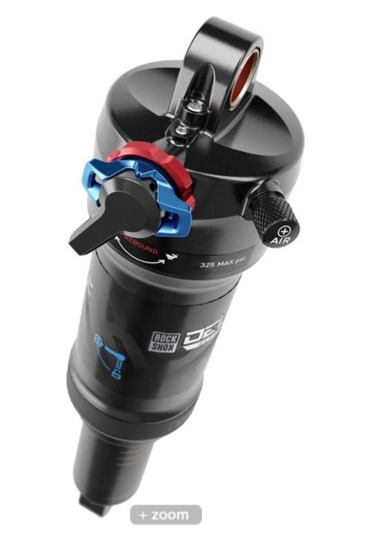 RockShox, Deluxe Ultimate RCT, Rear shock, 210x50, Shaft Eyelet: Standard, Body Eyelet: Standard, 2 Tokens, MReb/MComp, 380lb Lockout Force