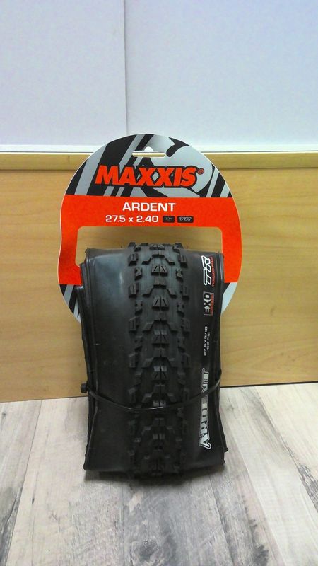 Maxxis, Ardent, Tire, 27.5&#39;&#39;x2.40, Folding, Tubeless Ready, Dual, EXO, 60TPI, Black