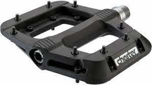 Raceface, Chester, Platform Pedals, Body: Nylon, Spindle: Cr-Mo, 9/16&#39;&#39;, Black, Pair