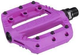 SDG Components, Slater, Platform Pedals, Body: Nylon, Spindle: Cr-Mo, 9/16&#39;&#39;, Purple, Pair