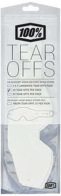 RC1/AC1/ST1 Standard Tear-Offs 20 pk