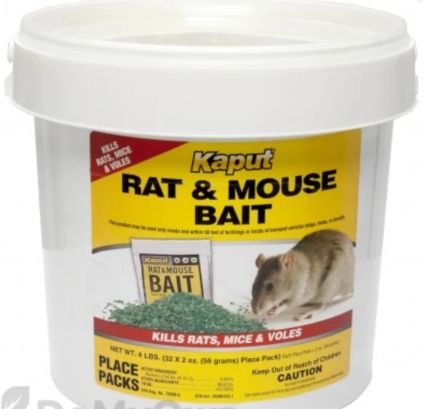 Kaput Rat & Mouse Bait Place Packs 32pk
