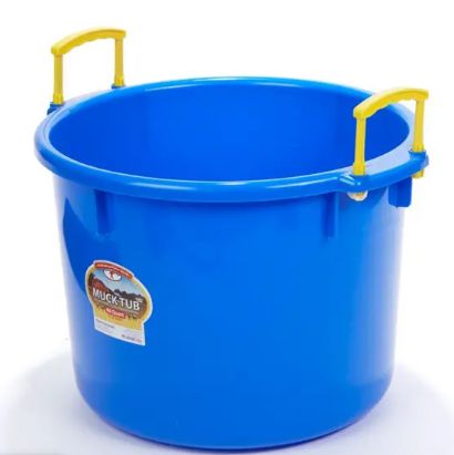 Muck Tub 40qt Blue