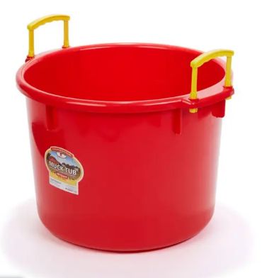 Muck Tub 40qt Red
