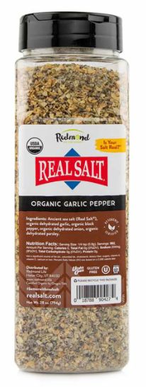 Redmond Organic Garlic Pepper 28oz