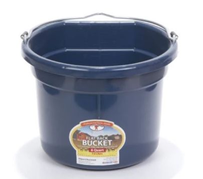 Bucket flat back Navy 8qt