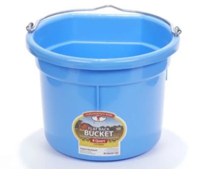 Bucket Flat Back BerryBlue 8qt