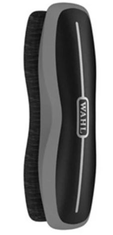 Equine Body Brush Stiff Blk/Gry