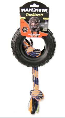 Tire Biter Pawtrack w/ Rope 10"