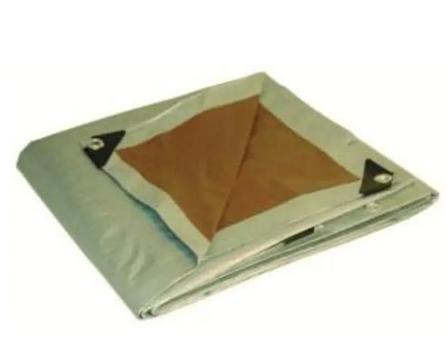 HD Tarp Silver/Brown 12x24