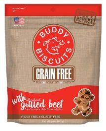 Buddy Biscuit Chewy Beef Flavor Grain Free 5oz