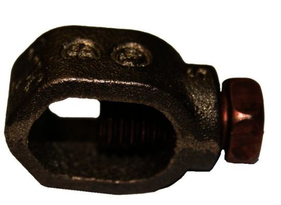 Brass Ground Rod Clamp 3pk