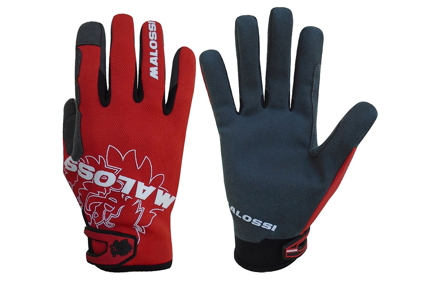 Malossi Work Gloves, Color: Red, Size: S