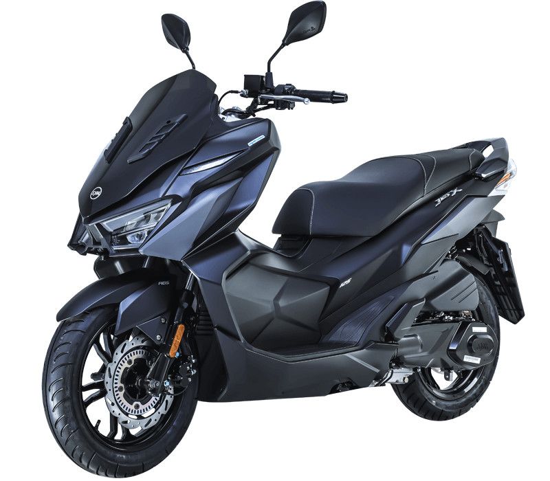 Jet X 125, Color: Matt Black