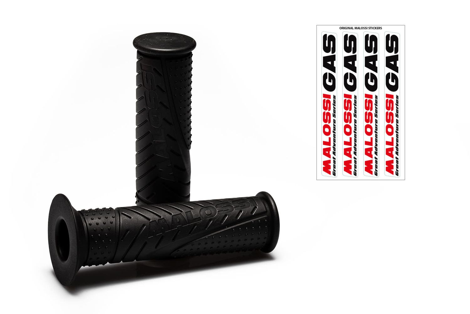 Malossi Grips - Black - With Sides on