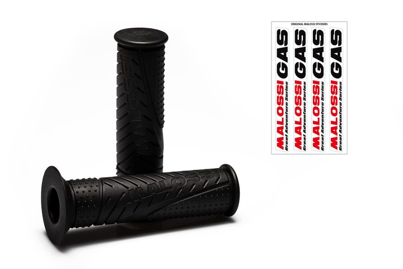 Malossi Grips - Black - With Sides on