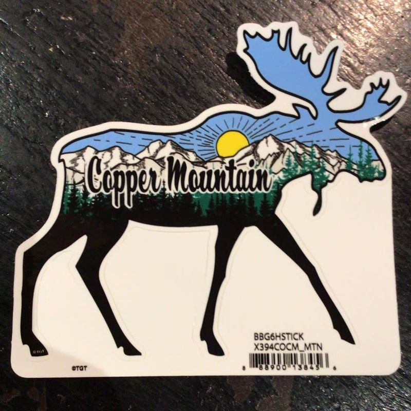 Large Moose Sticker