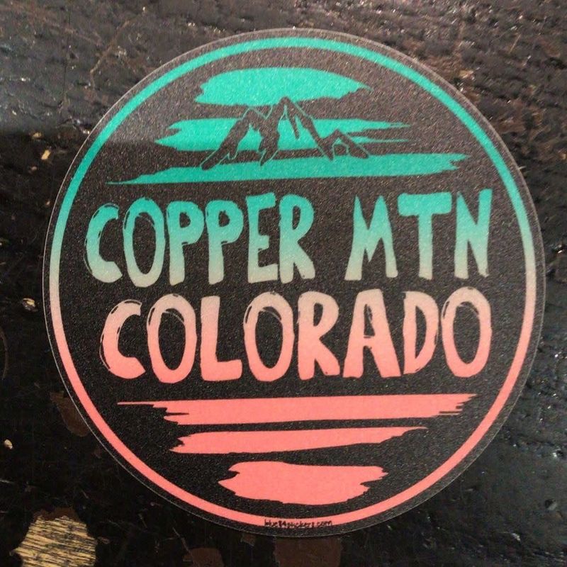 Bumpy Road Mountain Sticker