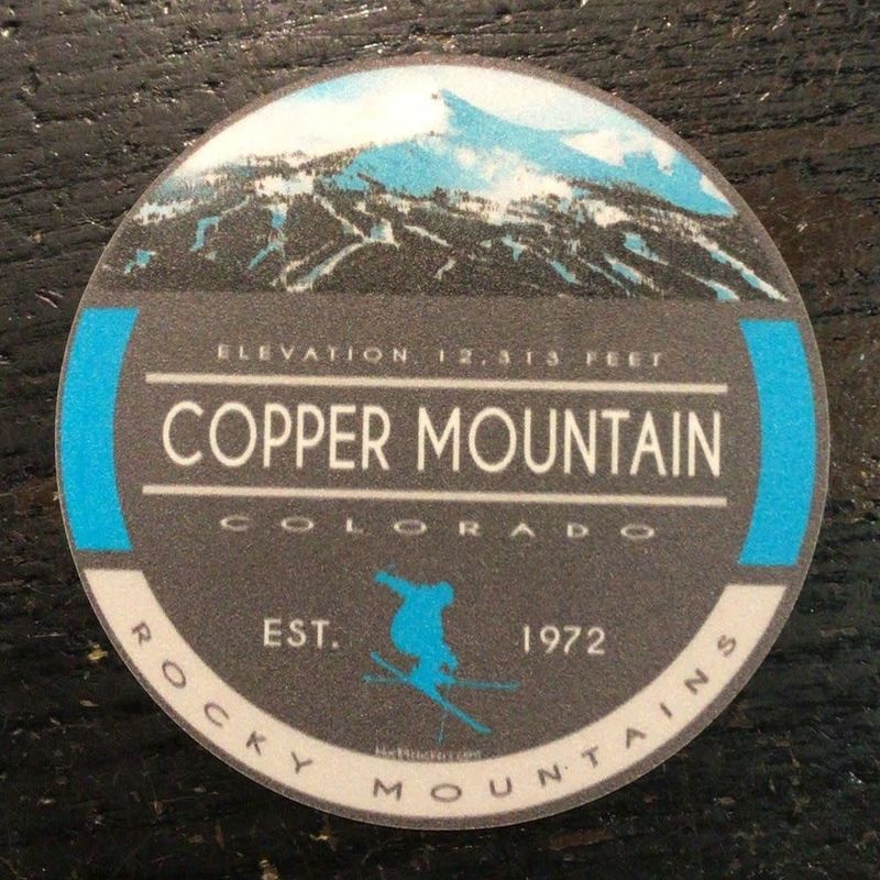 Auxiliary Mtns Skier Sticker