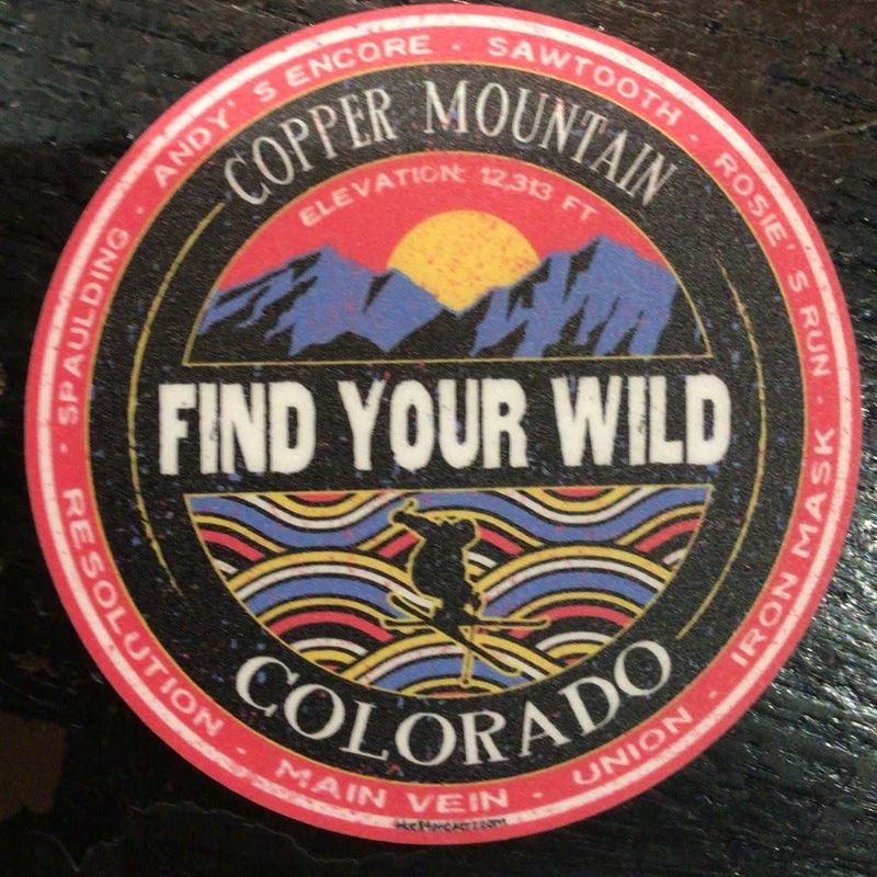 Brainchild Mtns Skier Sticker