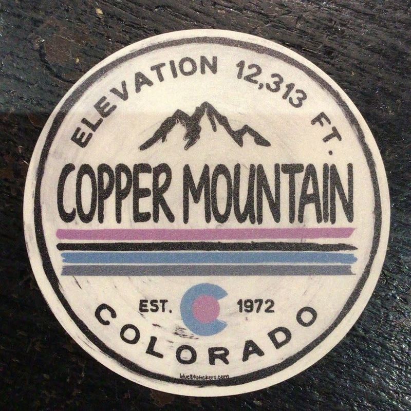 Delicato Mtn CO Symbol Sticker